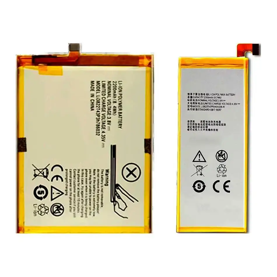 

Mobile Phone Battery Reliable Power Li3823t43p6ha54236-H Li3822t43p3h786032 2200-2300Mah Mini