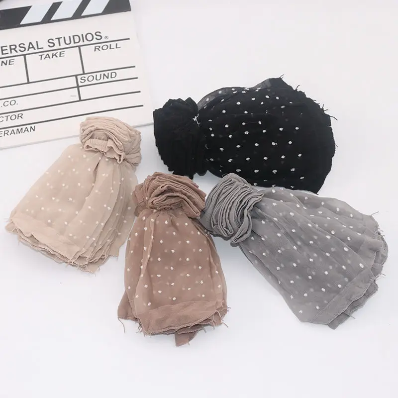 

Короткие носки в горошек для женщин, тонкие, весенне-летние, из кристаллического шелка, черные, с узором «гипсофила»