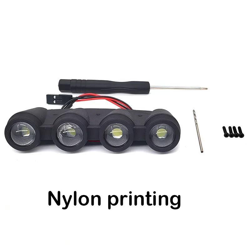 For 1/10 Hyper Go MJXRC 10303 C3 RC Cars Truck LED Simulation Front Spotlight Hood Light Car