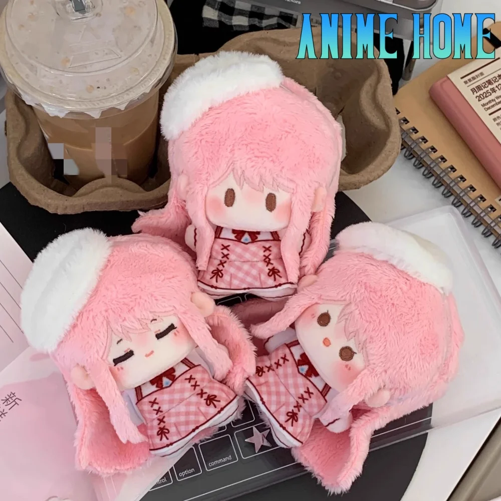 

Плюшевая игра, блестящая плюшевая кукла Nikki, 10 см, игрушка, брелок, кулон, съемная резинка, берет, оригинальный мультяшный косплей