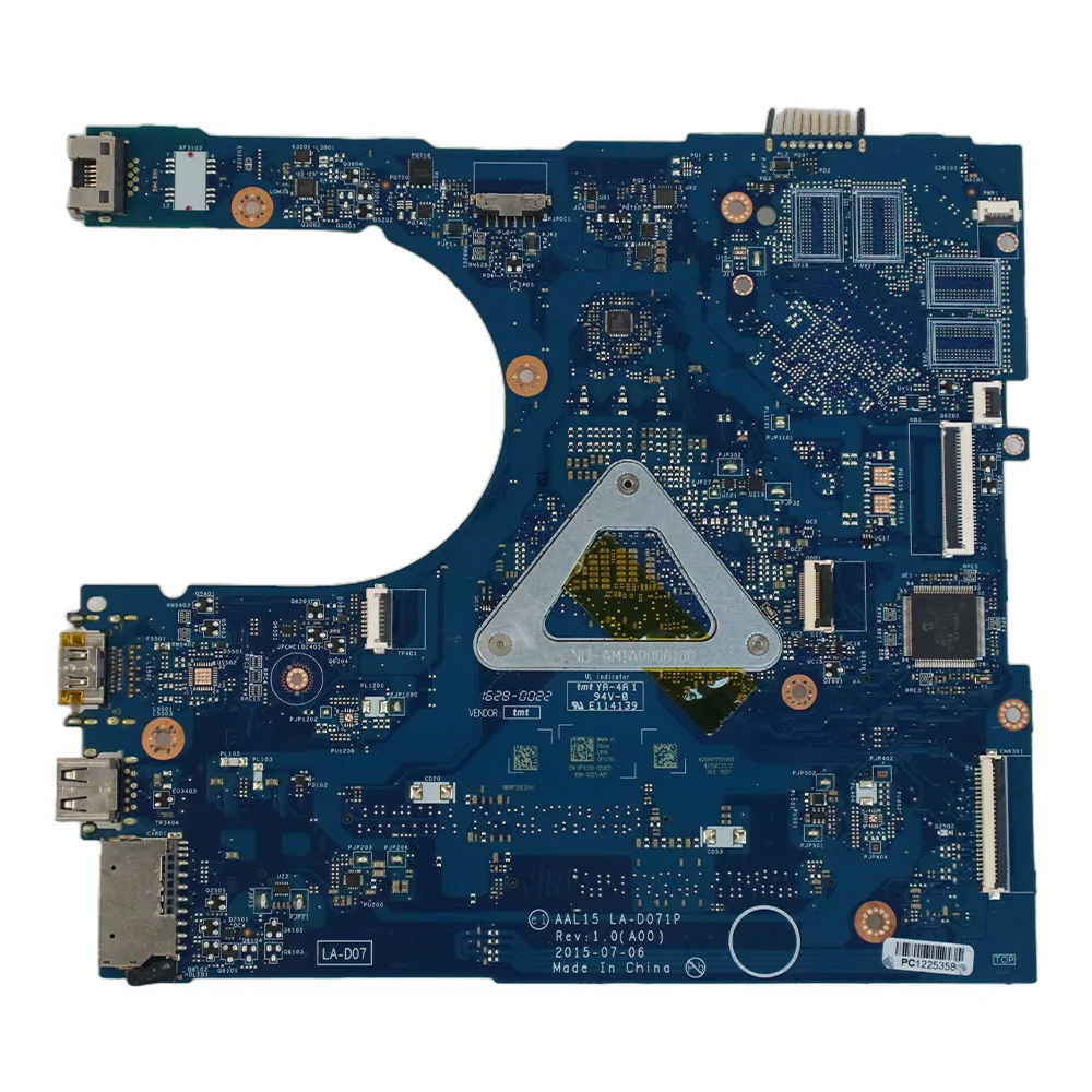 LA-D071P For Dell Inspiron 5559 5459 5558 5759 Laptop Motherboard with CPU:3855U 4405U i3 i5 i7 0FV590 Notebook Mainboard