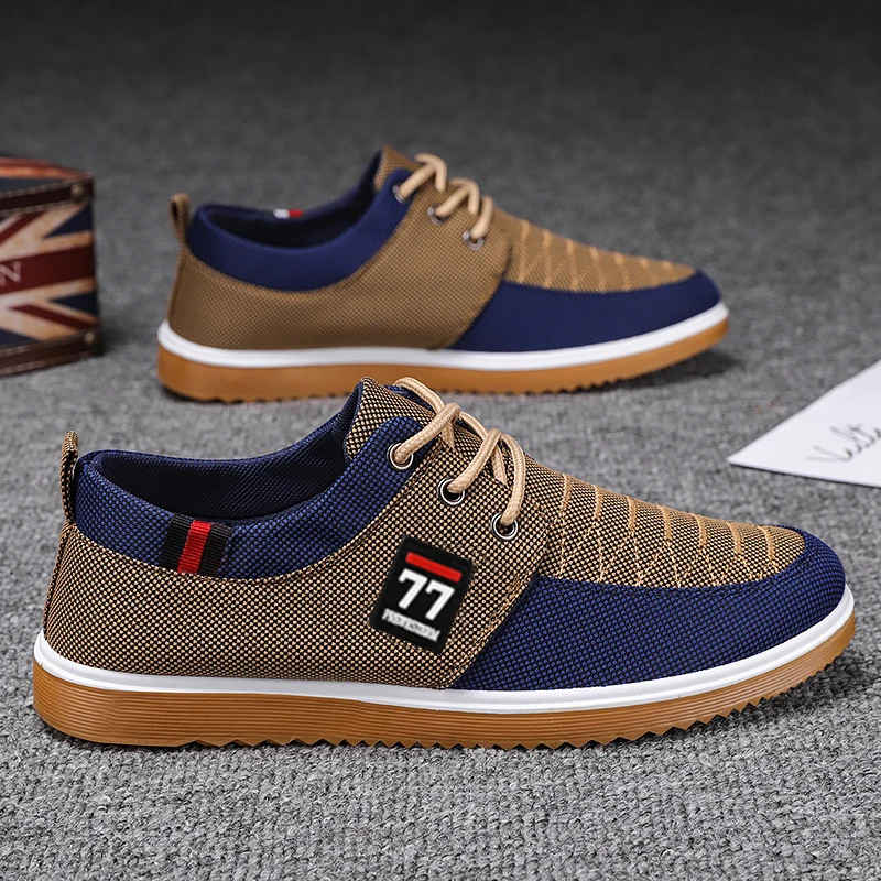 New Fashionable Trendy Men's Shoes Casual Sports Shoes Comfortable and Versatile Knitted sneakers man tennis shoes view 5