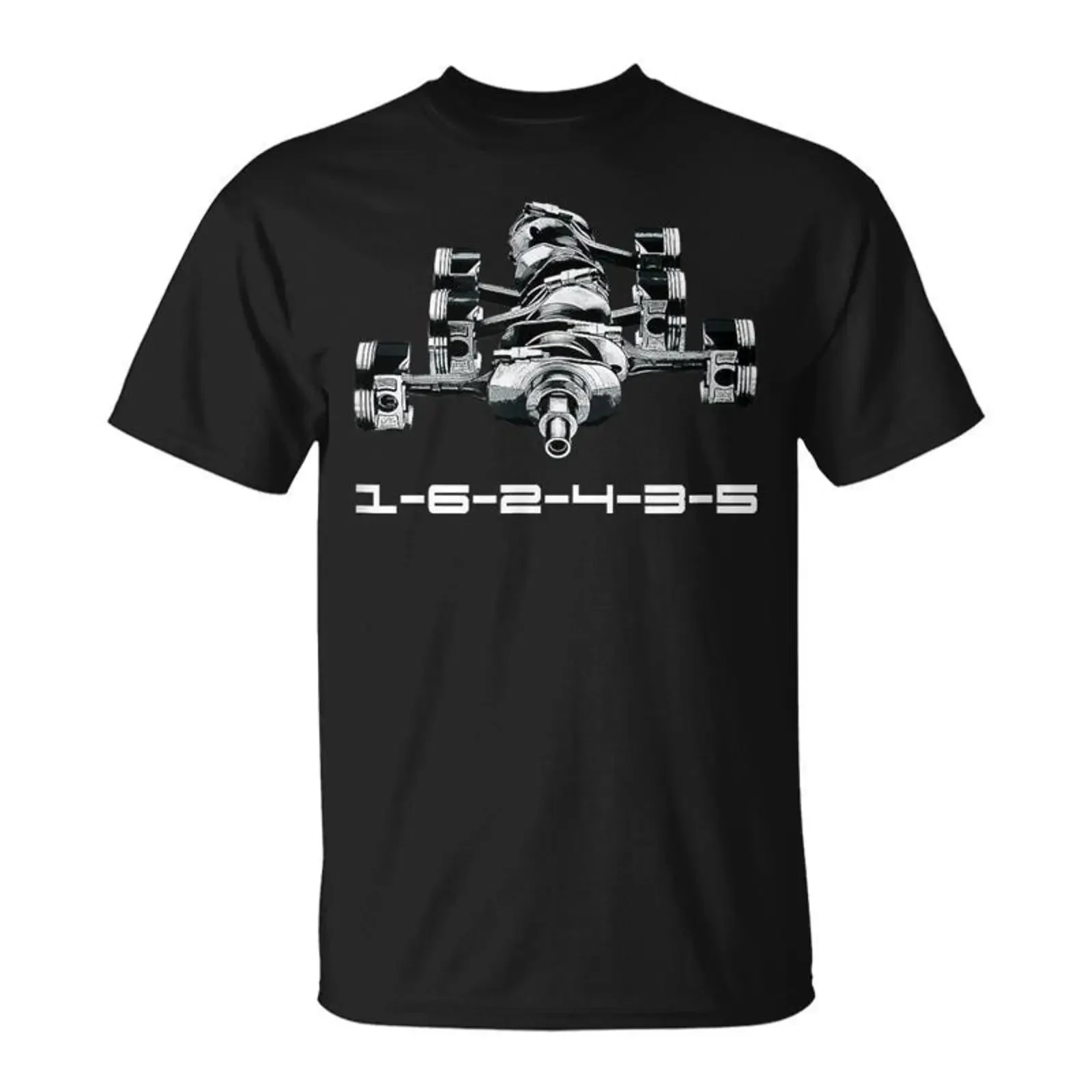 Boxer Engine Flat 6 Firing Order 1 2 4 3 5 T Shirt Monsterry vintage Washed Stretched graphic Top For Everyday Wear Soft homme