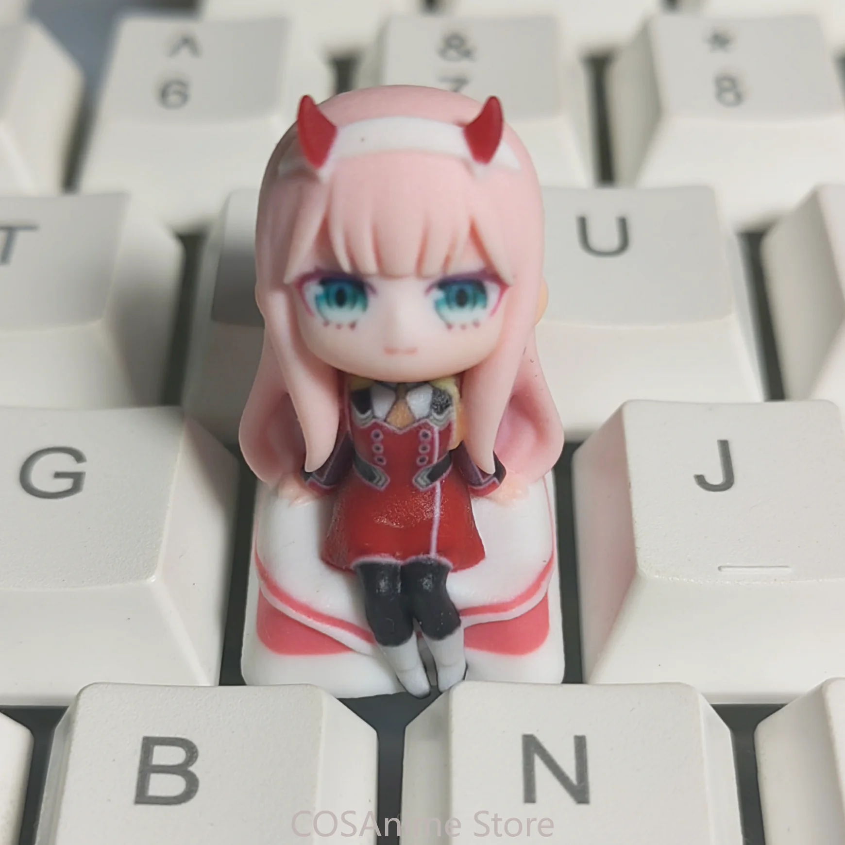 

DARLING in the FRANXX 02, колпачки для косплея, аниме, игровые колпачки, полимерный материал для механической клавиатуры, колпачки для клавиш, подарок на день рождения