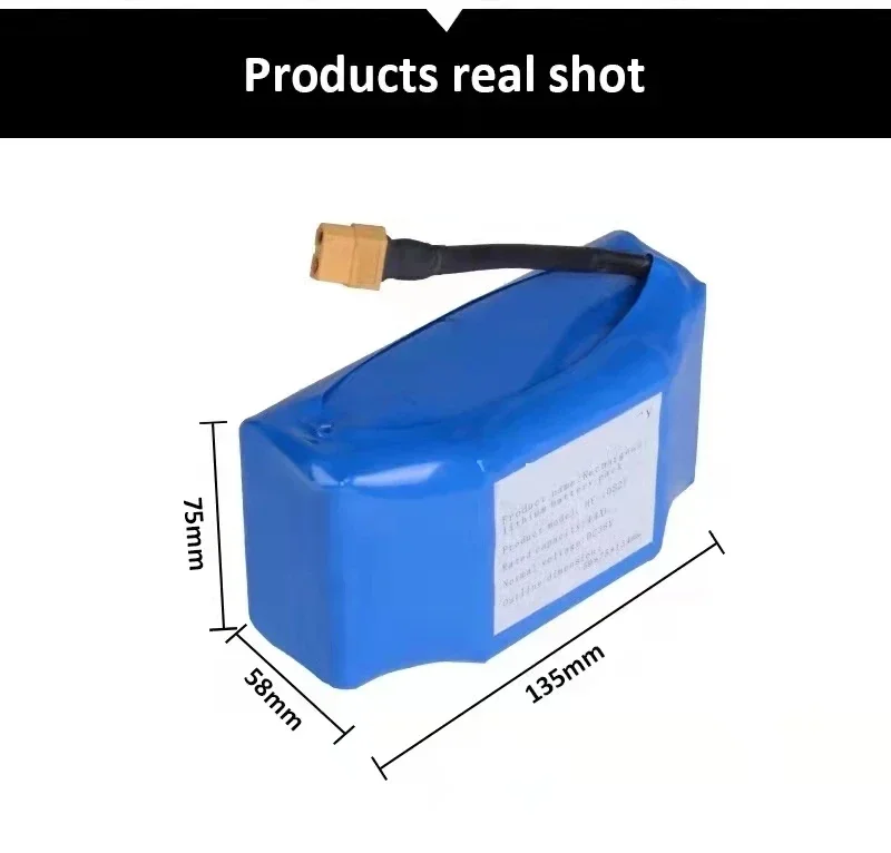 36V 20Ah Battery Hoverboard Rechargeable Li-ion Battery Pack Li-ion Cell For Electric Self Balance Scooter Hoverboard Unicycle