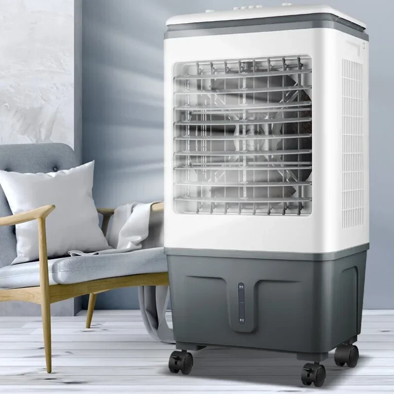 Электрический охладитель воздуха SAST 30 л 80 Вт, напольная подставка, вентилятор водяного охлаждения, промышленные портативные вентиляторы-кондиционер 220 В