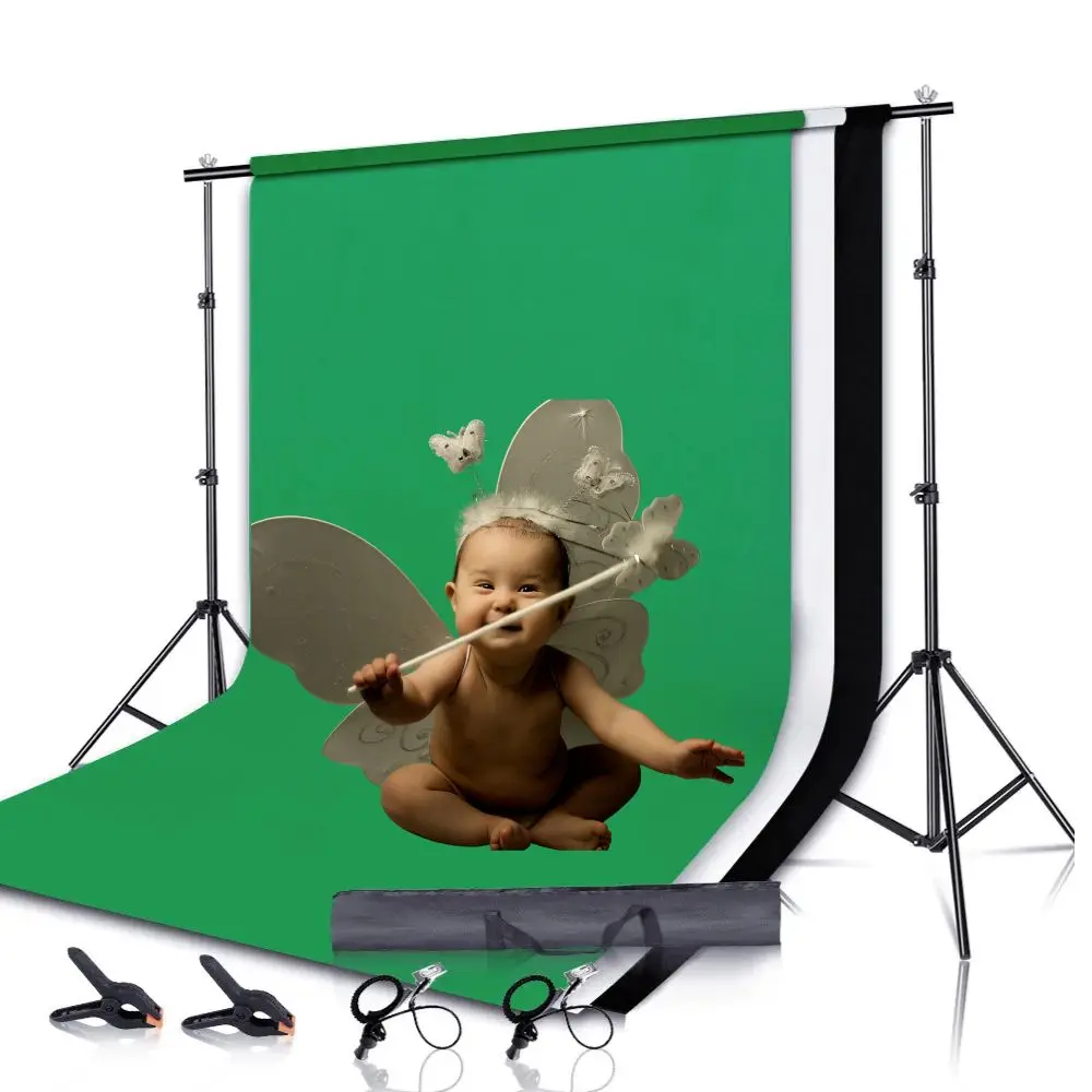 

SH Adjustable Background Stand Kit Support System Backdrops With Stand for Photography Photo Studio Chromakey Green Screen Frame