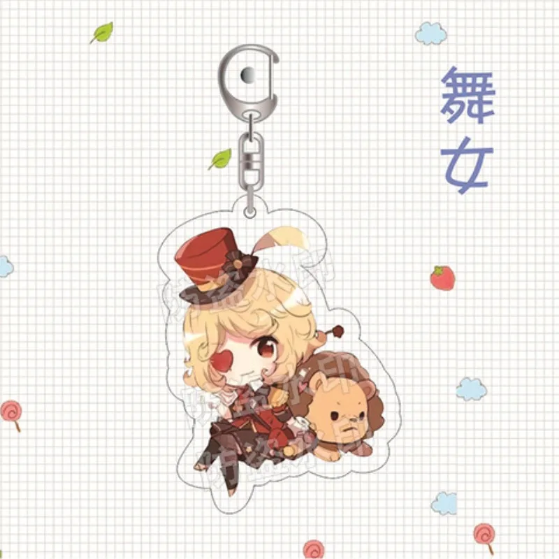 Game Identity V Nurse Doctor Kreacher Pierson Emily Dyer Margaretha Zelle Naib Subedar Acrylic Keychain Cute Character Pendant