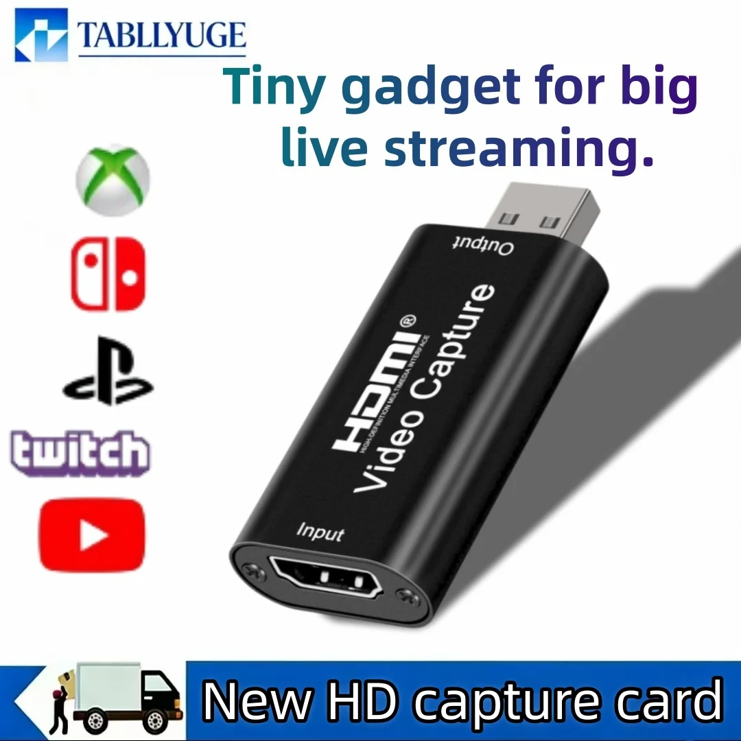 USB 2.0/3.0 HDMI Video Capture Card 1080P HD Video Grabber For Switch PS4 Xbox Camera OBS Game Live Streaming Recordin TV NVRg