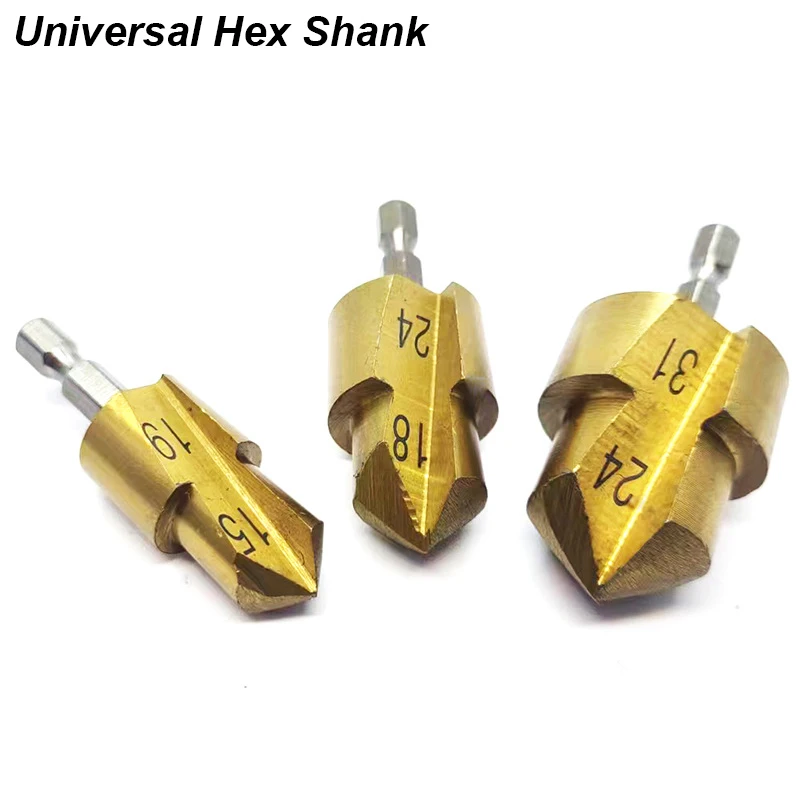 PPR Lifti Drill Bit Step Socket For Water PVC Pipe Expander Connector Repair Plumb Fit Reamer Ream Hole Elbow Tee Plumber Tool