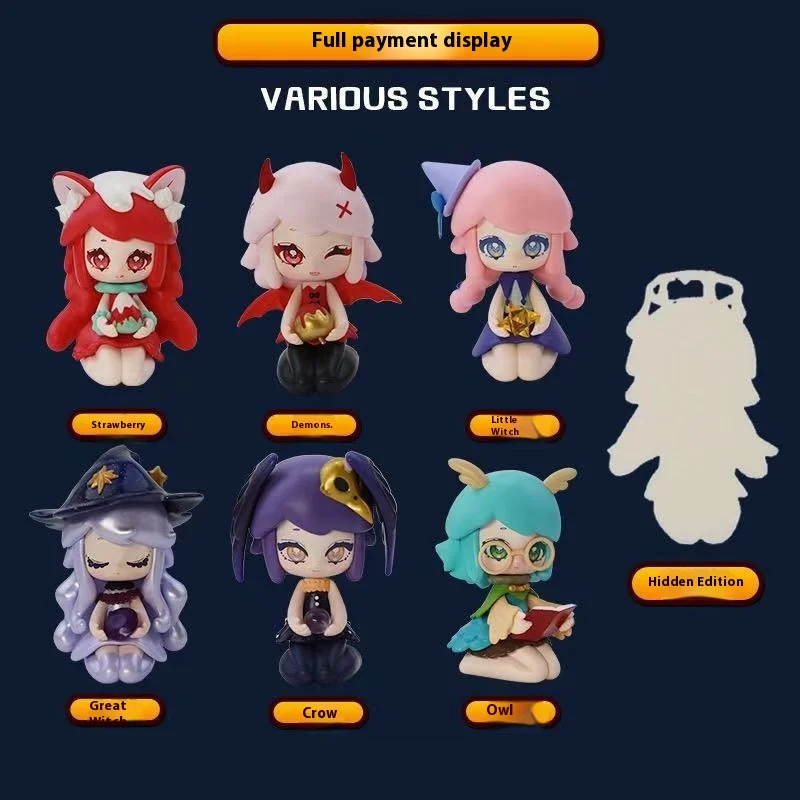 

Full Collection Tea Witch Blind Box - Licensed Mystical Dolls w/Fuzzy Details, Complete Set Figures (Ready to Ship)