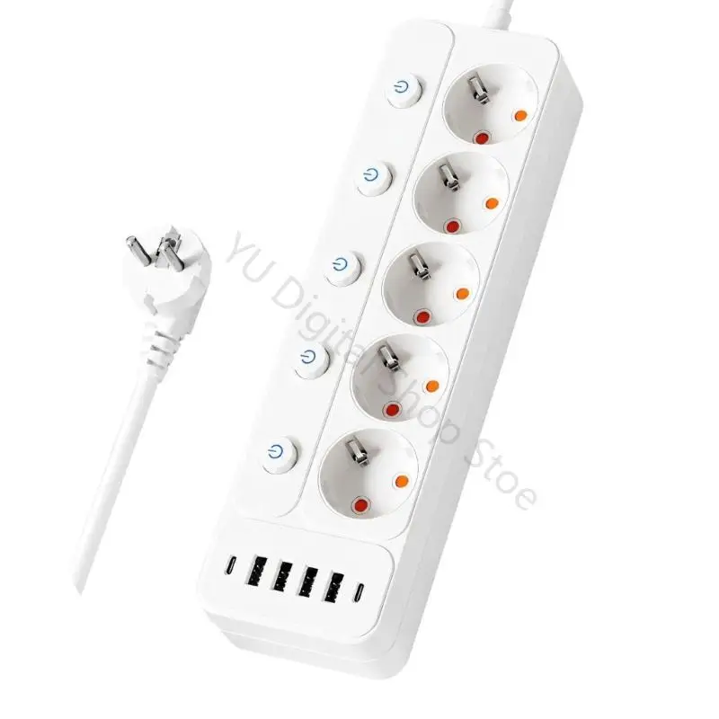 96ba-2500w-wall-mounting-power-adapter-multi-socket-type-c-usb-a-port-18-m-electric-extension-power-cord-for-home-bedside