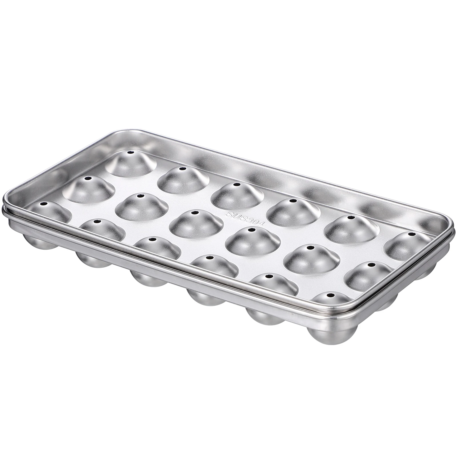

Stainless Steel Ice Ball Mold Cube Trays Silver Color 304 Material Easy Demould Kitchen Tool Round Shaped Ice Maker Summer DIY