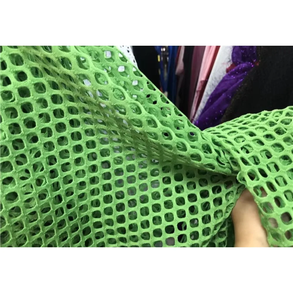 

Высококачественная эластичная сетчатая ткань, большой дизайн с открытым переплетением для танцевальных костюмов, принадлежностей для квилтинга и одежды для выступлений на сцене