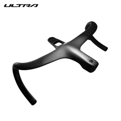 THE ONE ULTRA aero carbon Integrated hamdlebar Hidden Trace Road Bicycle Handlebar 380/400/420 28.6mm Racing Bike