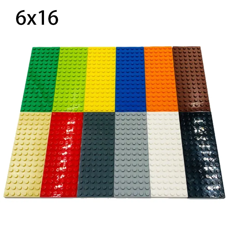 Compatible 3027 Building Blocks 6x16 Dots Thin Figures Bricks Educational Creative Assembles Particles Size For Children Gifts