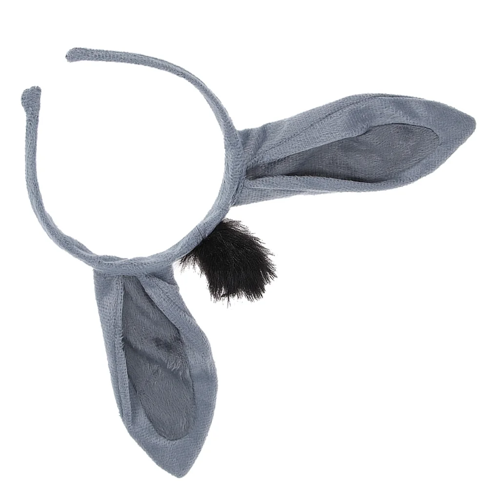 

Horse Ears Headband Little Donkey Animal Headbands for Women Clothing Womens Child Tail