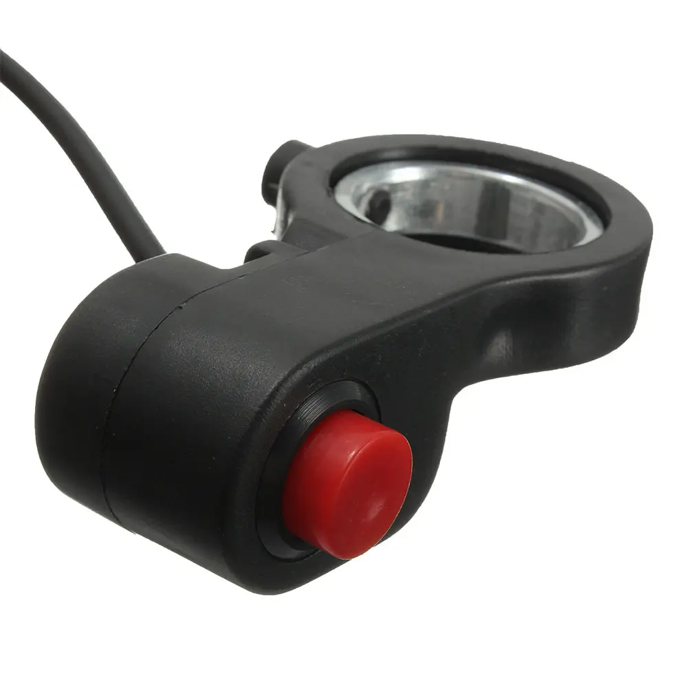 7 /8 Motorcycle Parts for Handlebar Accessories Horn On Off Black Durable Button