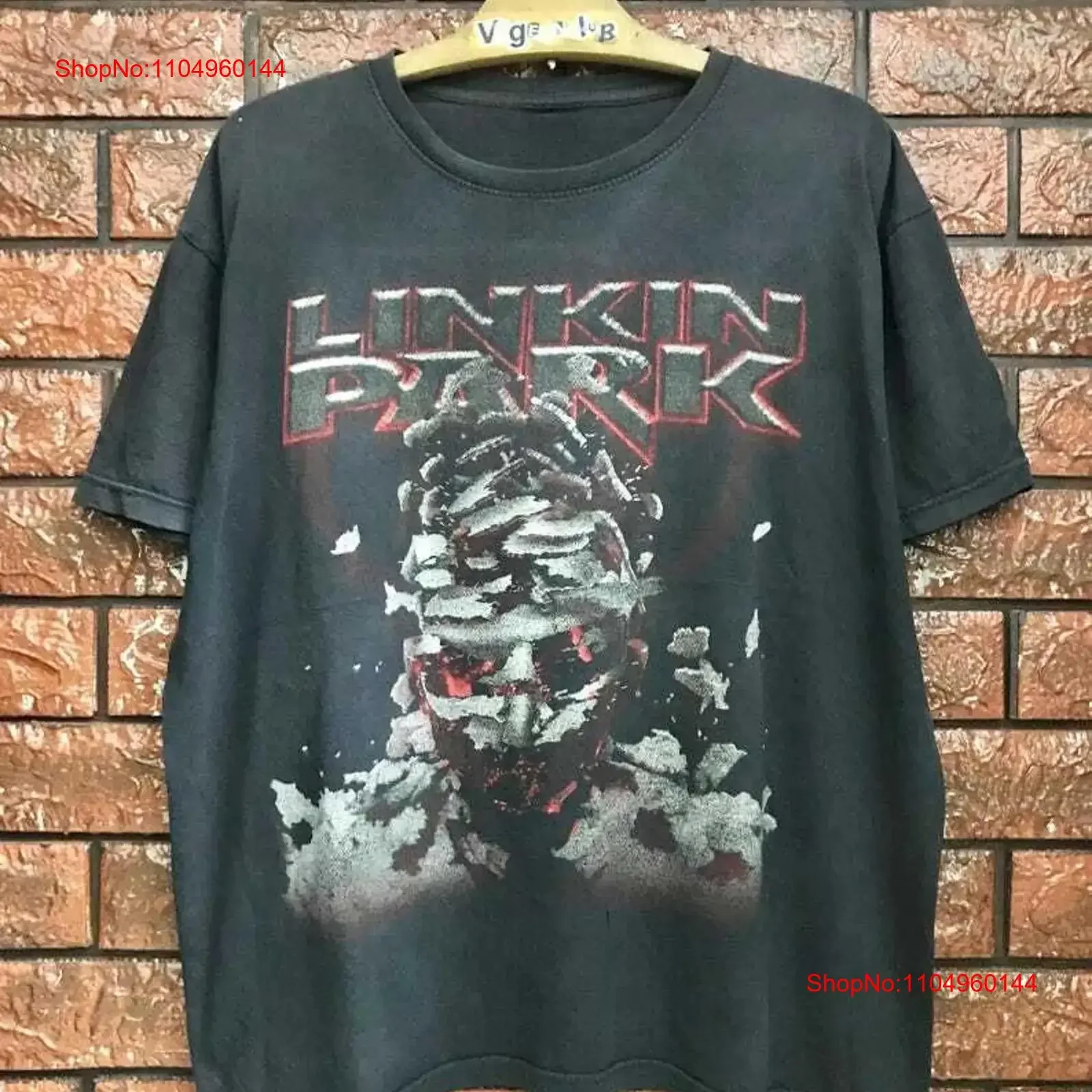 

Vintage 00s L1nkin Park Nu Metal Band Hybrid Theory Album Promo T Shirt Rap vintage Washed graphic Breathable Stretched Unisex