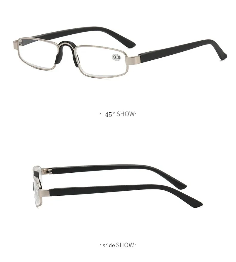 Mode Schmale Lesebrille für Männer Frauen Vintage Klassischen Rahmen Augenschutz Presbyopie Brillen Büro Leser Brillen – Detail 5