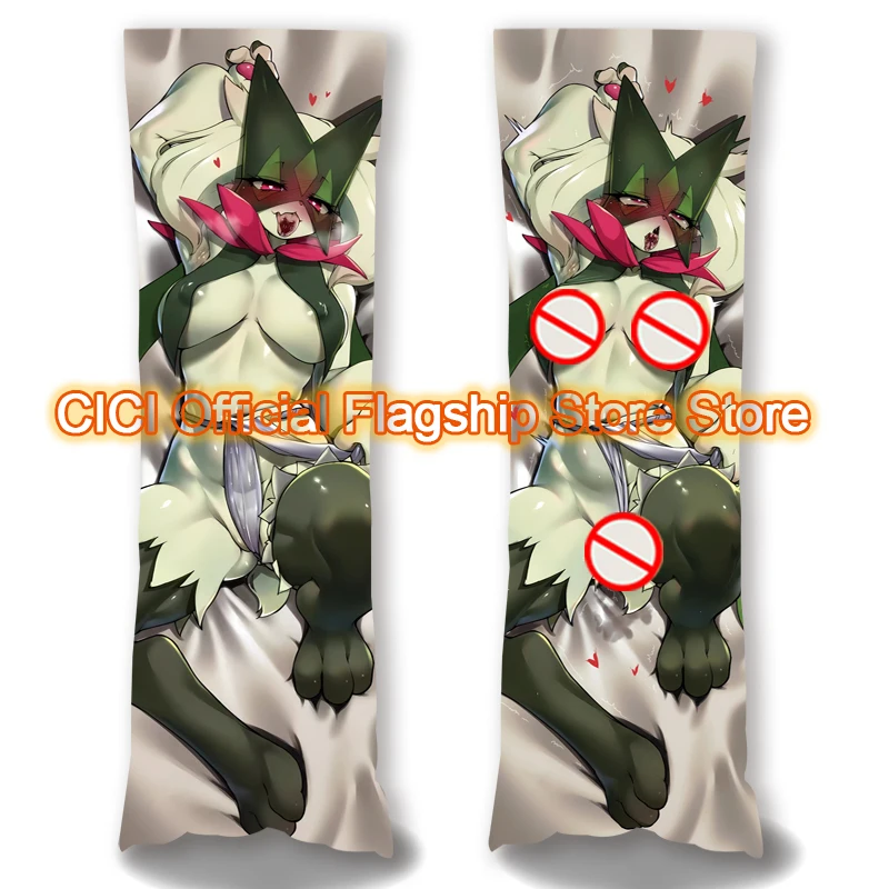 

Dakimakura Anime Meowscarada Double sided Print Life-size Body Pillow Cover