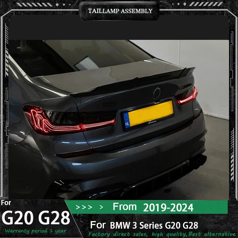 

Auto Parts For BMW G20 3 series Taillight 2019-2024 G28 320I LED Taillight DRL Brake reversing light Car Accesorios Modified