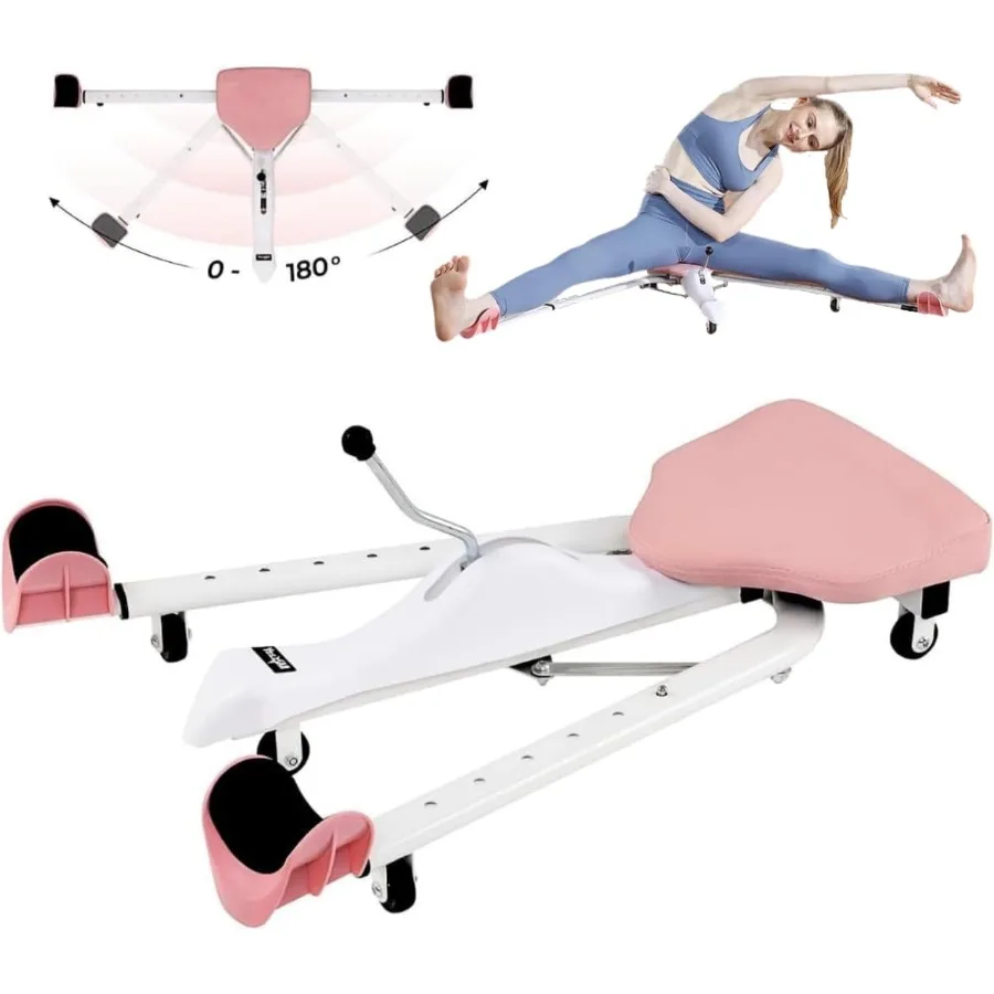 

Leg Stretcher Split Machine for Flexibility Versatile 330lbs Heavy Duty Narrow Wide Handle with Anti-Slip Rubber Grip