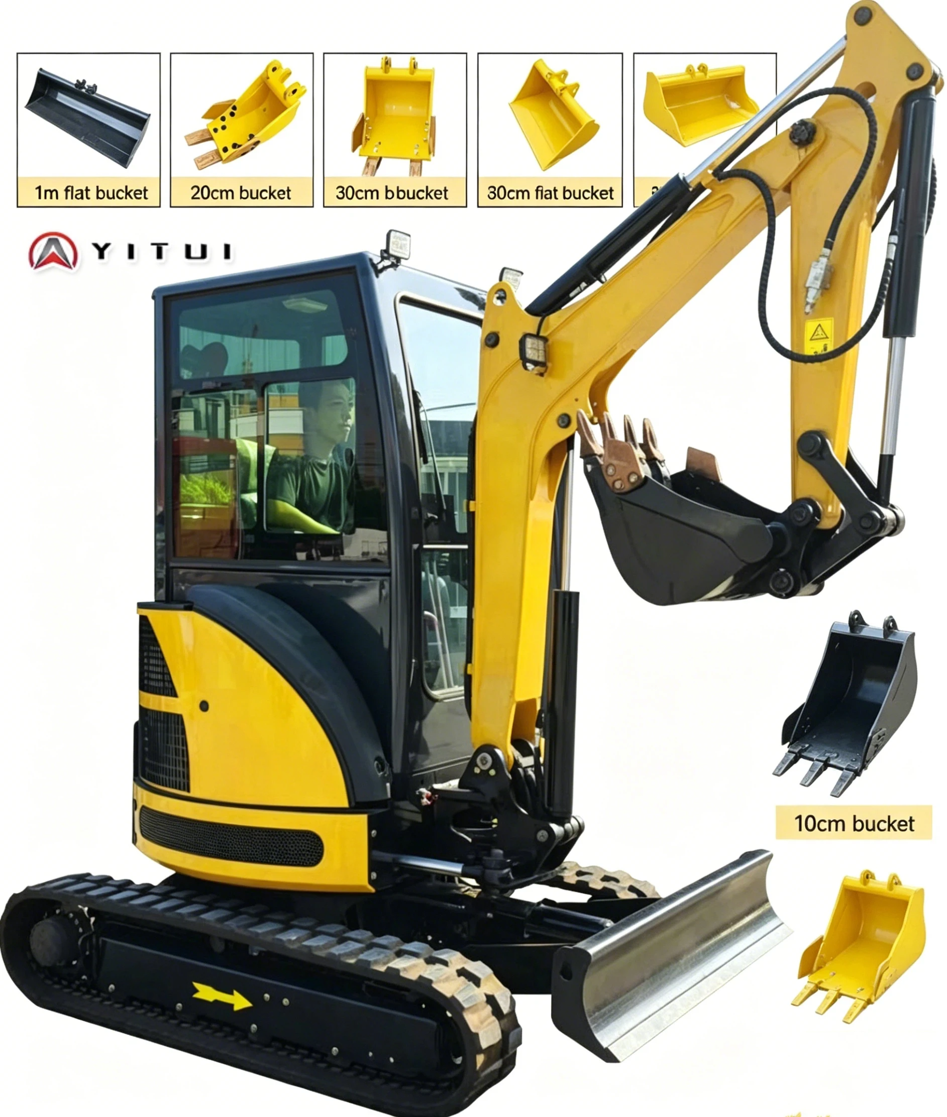 

2026 Customized 3.5 Ton Mini Excavator With Ce Epa Euro 5 Kubota Engine From China For Multi-Scenario Use Mini Excavator