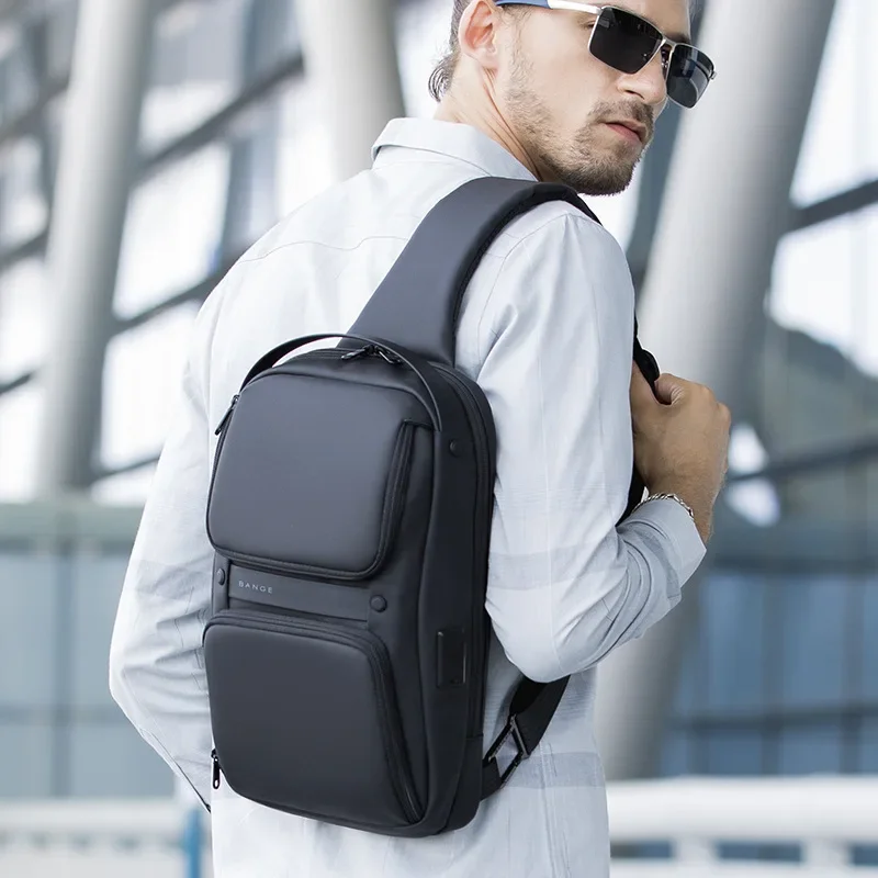 Chikage-Bolso de pecho de gran capacidad con personalidad para hombre, bolso cruzado Unisex de moda coreana, bolso de hombro impermeable de alta calidad