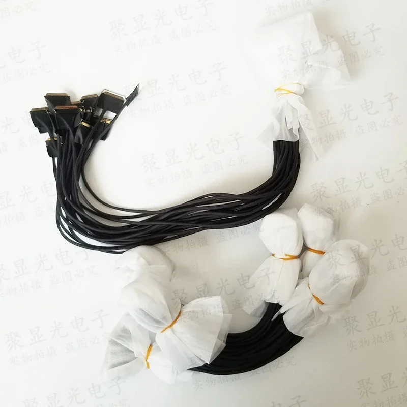 

Customized I-PEX 20454 40Pin Customized 0.5mm Dual-head Coplanar 4K Coaxial EDP Screen Cable Portable Display 0.4