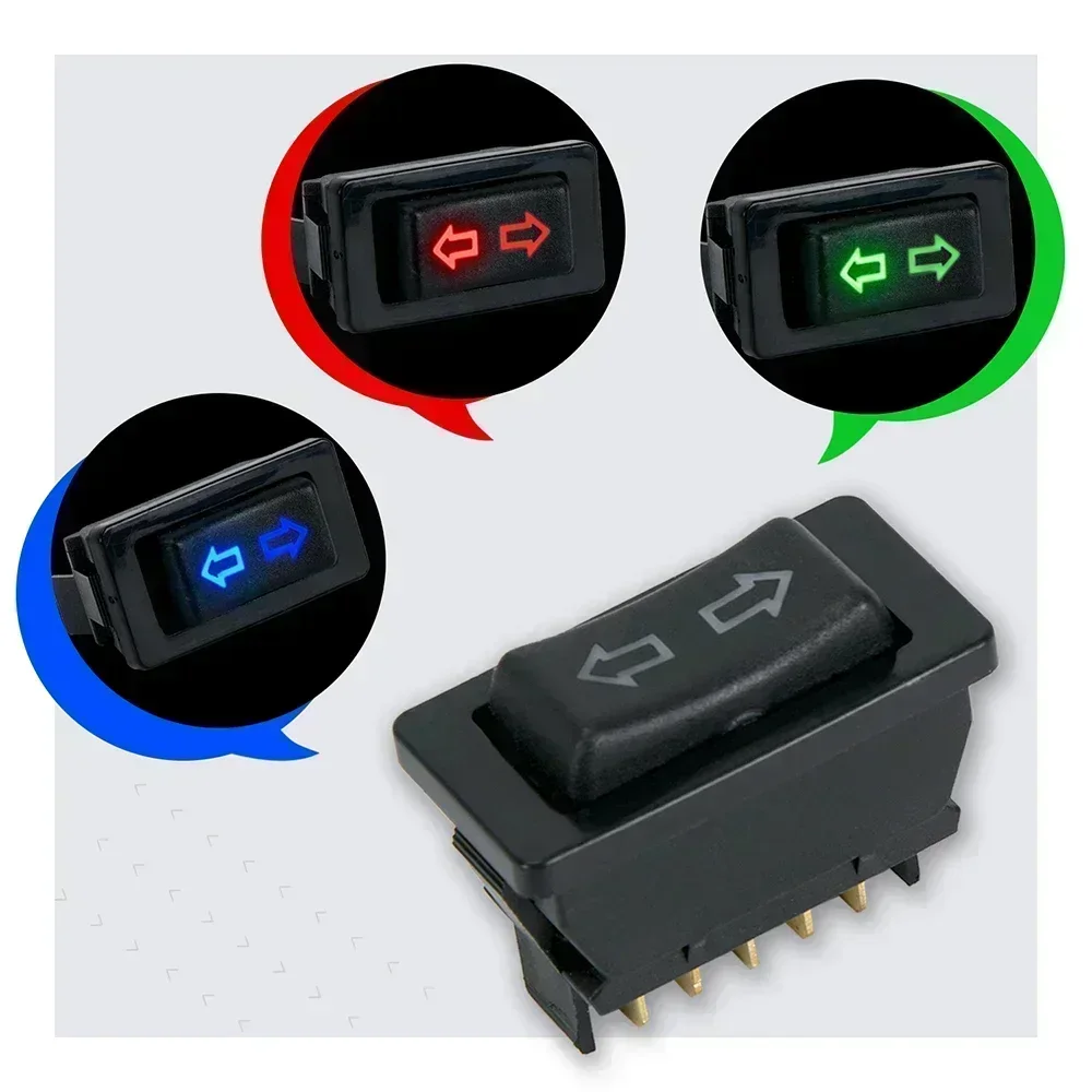 Universeller Auto-Fensterheber-Schalter, elektrisch, 5-polig, DC 12V 20A, Regler-Schalterkabelbaum, Zubehör, Taster, DIY – Detail 2