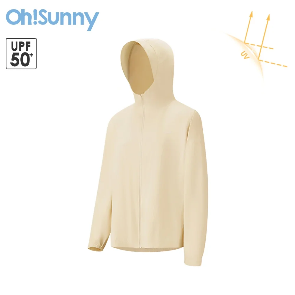 OhSunny Felpa con cappuccio con protezione solare 2024 Giacche UV larghe da esterno per donna Capispalla estivi ultraleggeri e rinfrescanti Cappotti