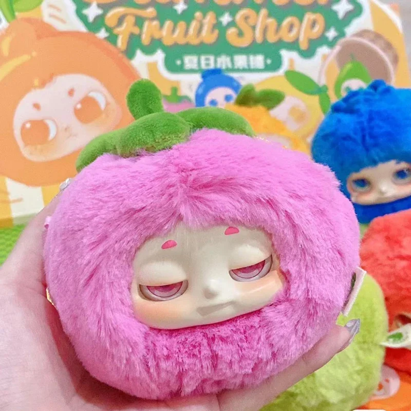 Timeshare Cino Blind Box Toy Summer Fruit Shop Series Plush Mystery Box Kawaii Anime  Ornament Collectible Statue Cute Girl Gift