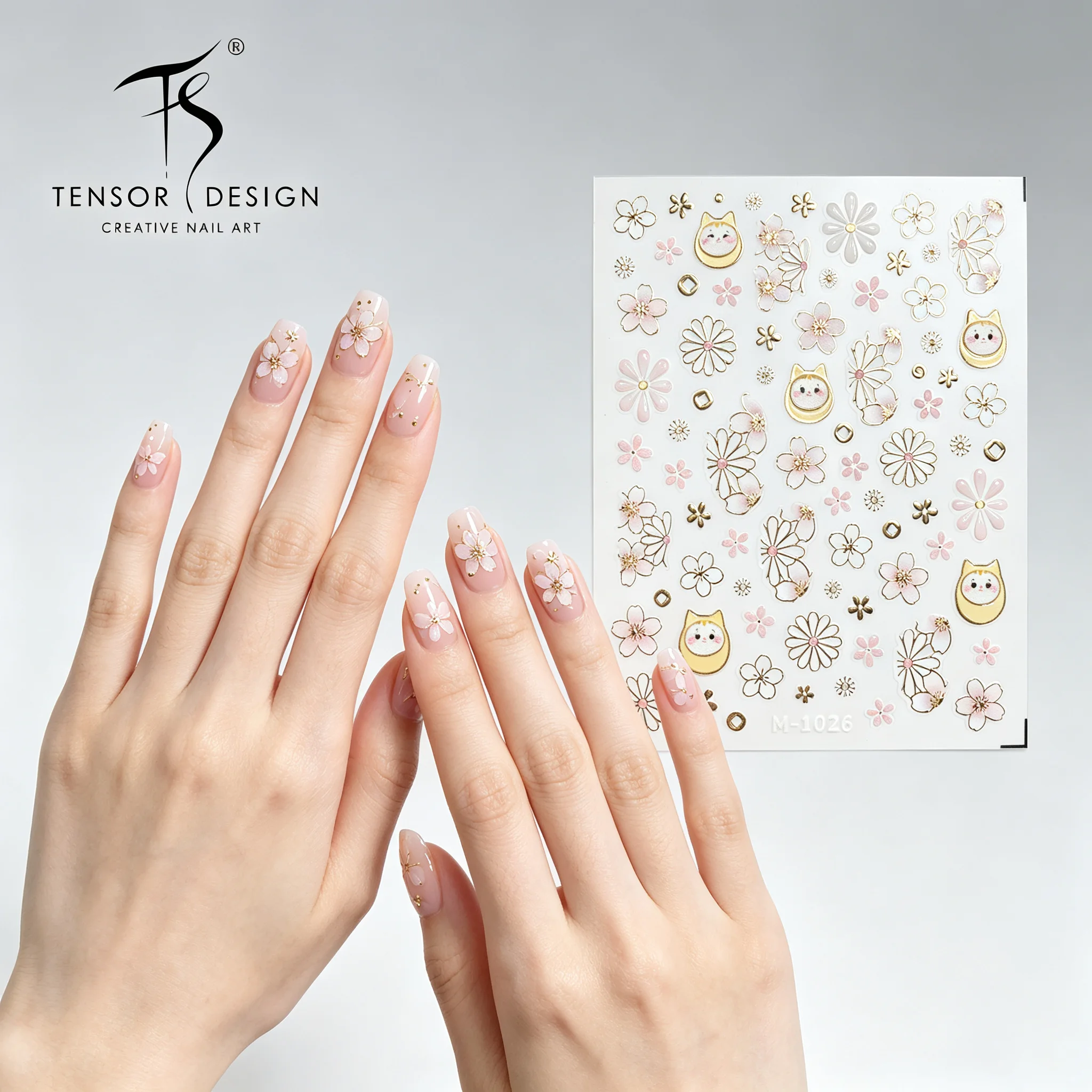 ملصقات أظافر تينسر نيل ساكورا  - مراجعة Nail Art Elegan وسعره