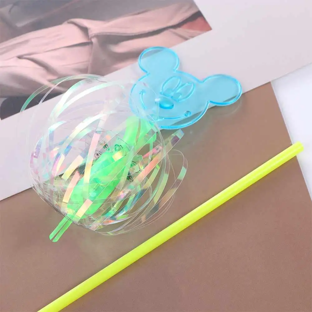 Puntelli Cosplay per feste Bastone incoraggiante per bambini Bastone magico arcobaleno Bastone luminoso Giocattolo Bastone luminoso magico Bastone da fata magica a LED