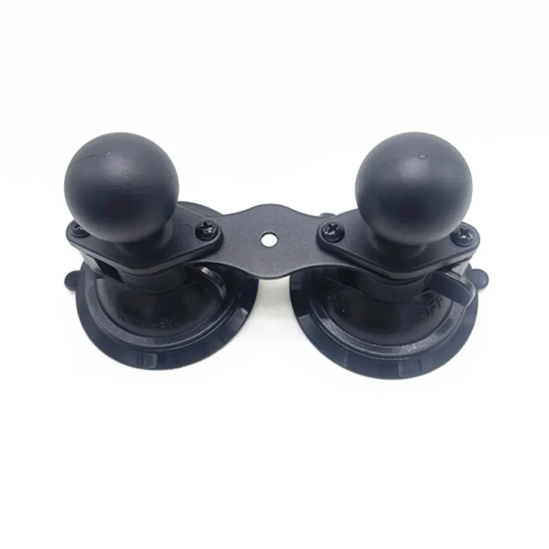 3つの吸盤,1.5インチ,車の窓の吸盤,Gopro電話,ガーミンのトリプルベース