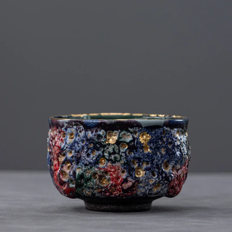 Pure handmade teacup wabi cup Shino cup teacup master cup