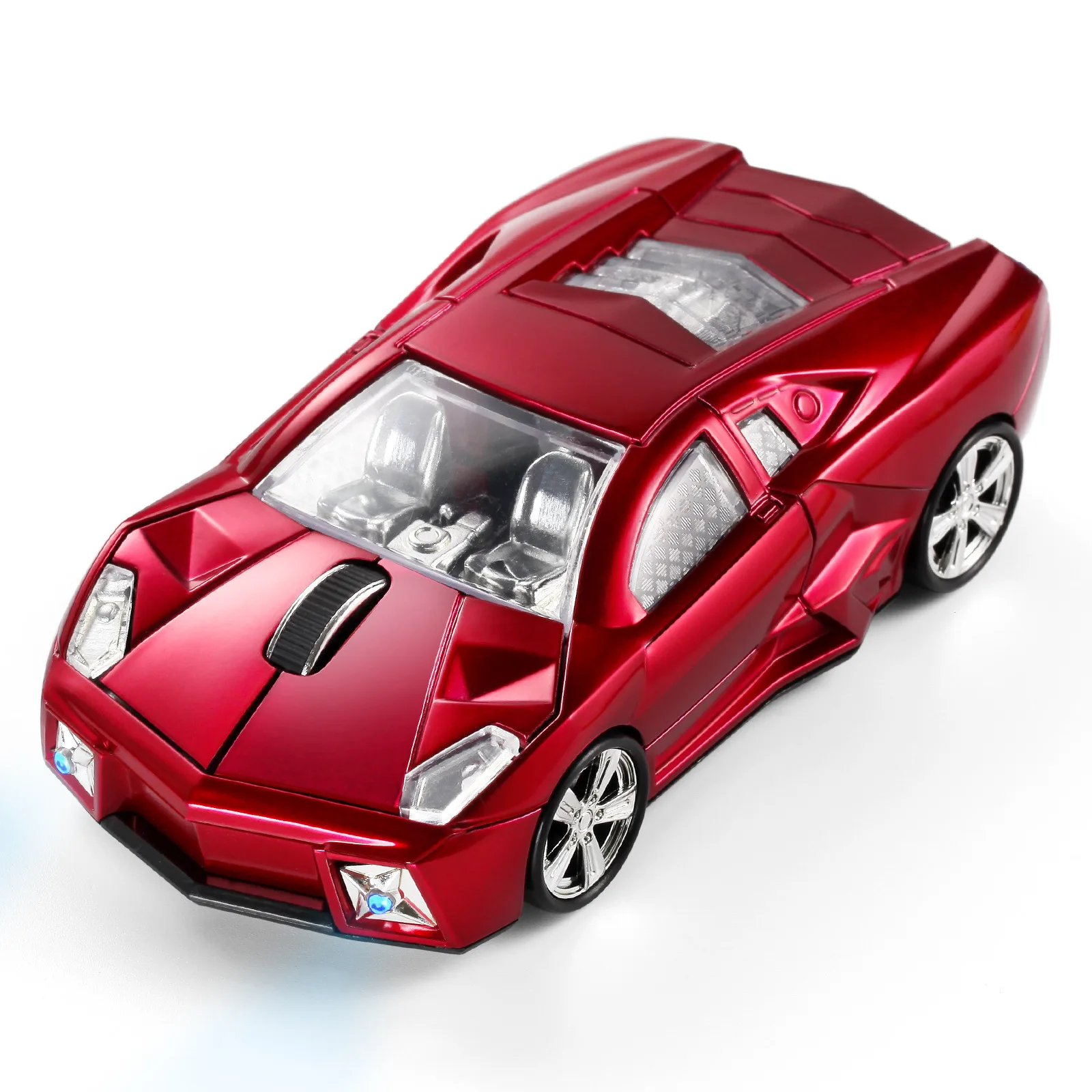 Style Wireless Car Mouse, Ergonomic Sports Car Model Computer Mouse, Creative Gift for Men, Office and Gaming