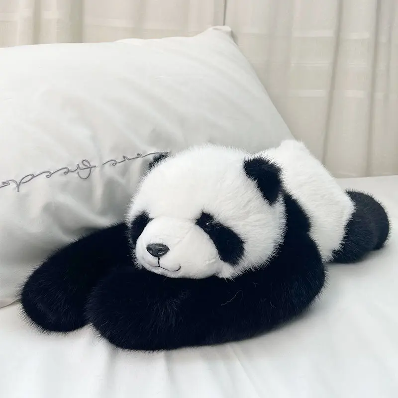 Peluche Animale a Braccio Lungo, Morbido e Peloso, Grande Panda di Peluche, Cuscino Decompressione