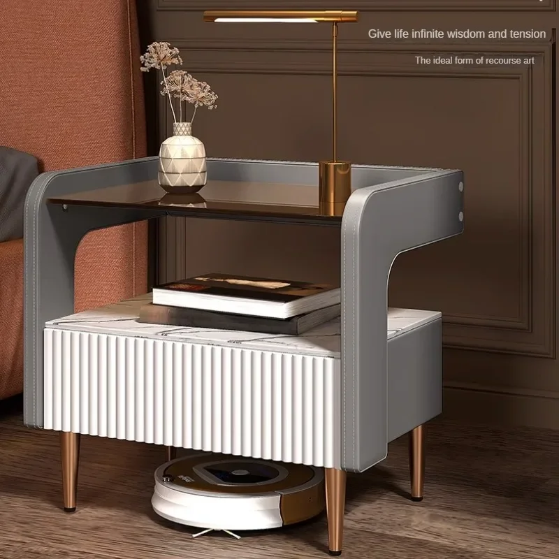 Simple Storage Creative Home Bedroom Sofa Set Living Room Furniture Bedside Table Nightstands for Bedroom