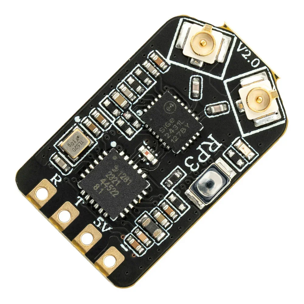 Radiomaster RP3 V2 ELRS3.0 Receiver with Long-range High Sensitivity, Low Latency, and High Refresh Rate Dual Antennas