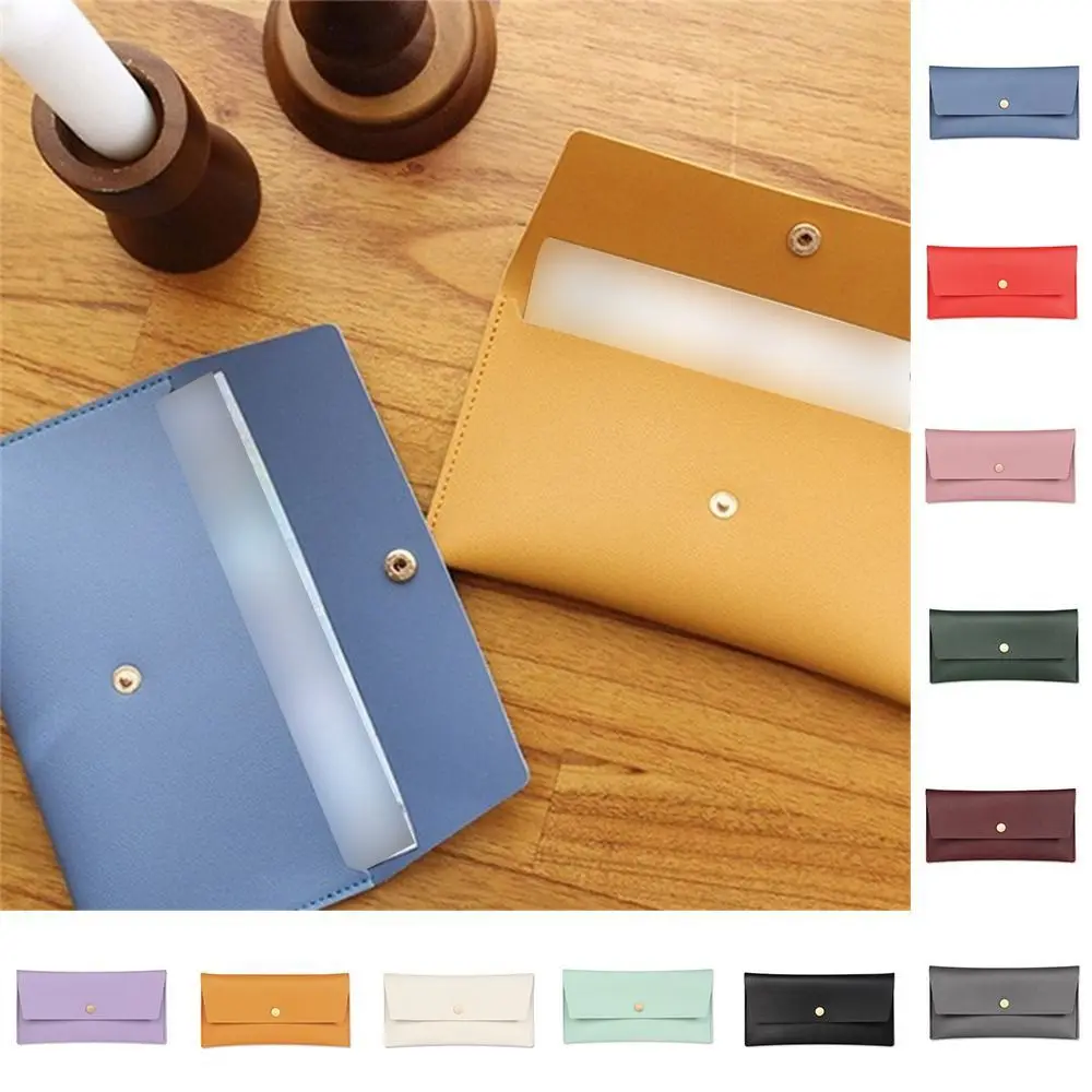 

Ins PU Leather Envelope Wallets Korean Style Portable Women Long Clutch Bag Coin Purse Multifunctional Change Bag Women
