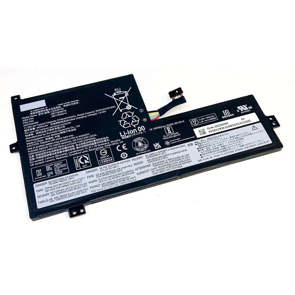 

L20D3PG2 L20M3PG2 L20L3PG2 FOR Lenovo IdeaPad Flex 3 14M836 Battery 42Wh 3735mAh