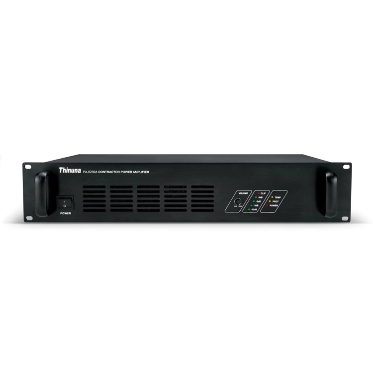 

Thinuna PA Series 2U Low Distortion Design High Power 100V PA System Amplifier 300W 500W 700W Pure Post Stage Power Amplifiers