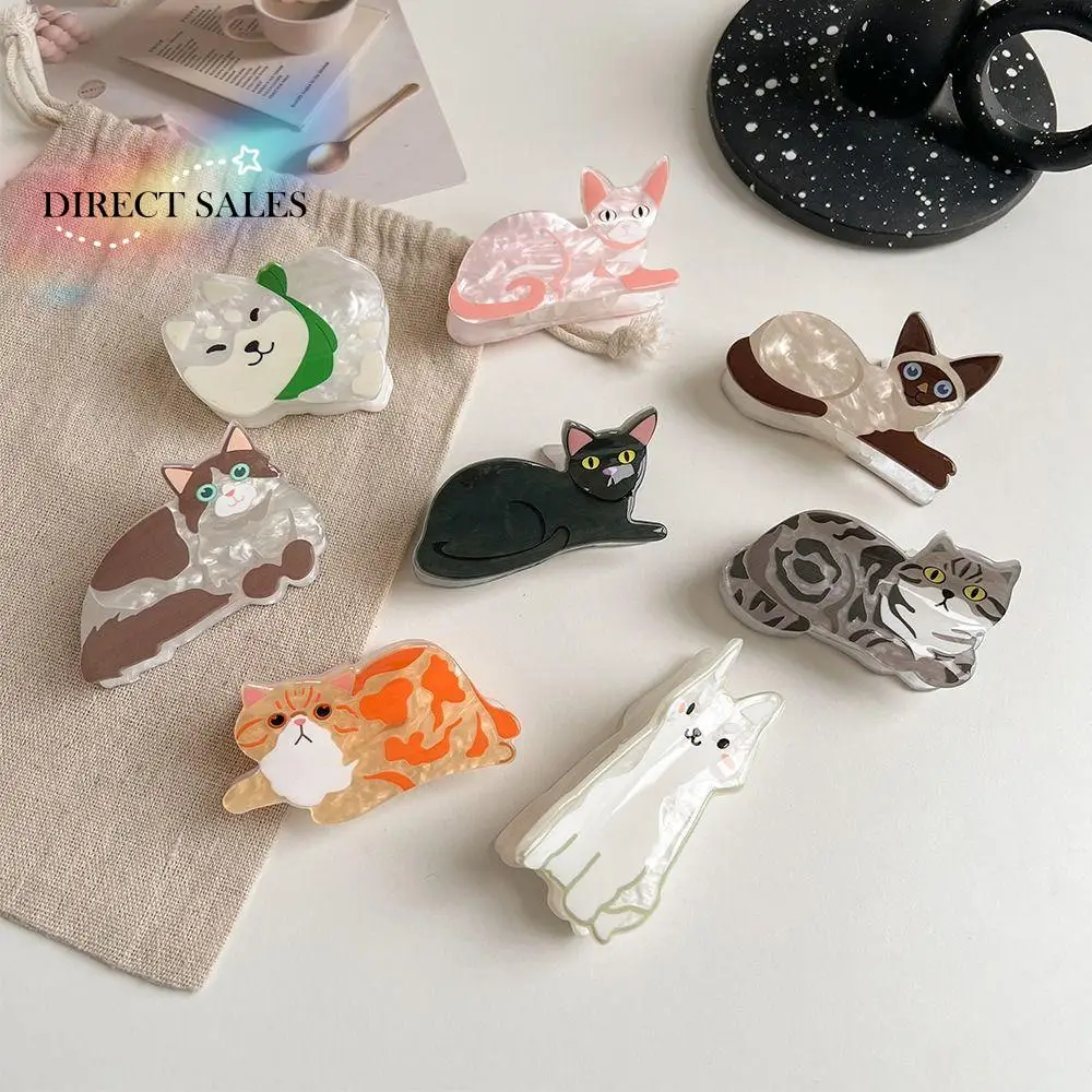 

Fashion Puppy Animal Dog Hair Claw Cartoon Animal Shark Clip Cat Hair Clip Kitten Women Headwear Female