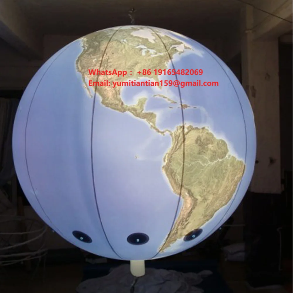 Wholesale HUAAO Inflatable Hot Air Balloon TPU/PVC Material Easy Setup Outdoor Decoration Helium Balloon Print