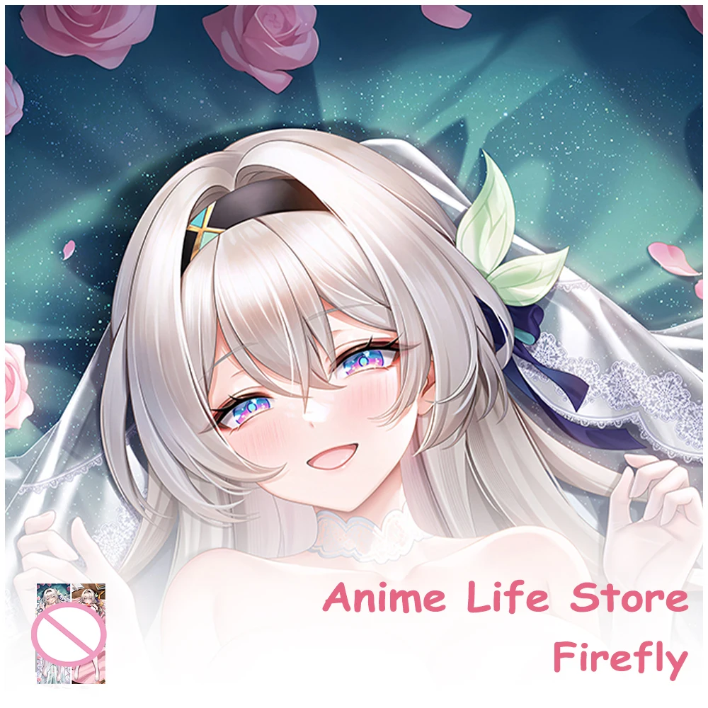 Dakimakura Anime Honkai: Star Rail Firefly Long Pillowcase Hugging Body Cosplay Props Otaku Bedding Cushion Covers Decor Room