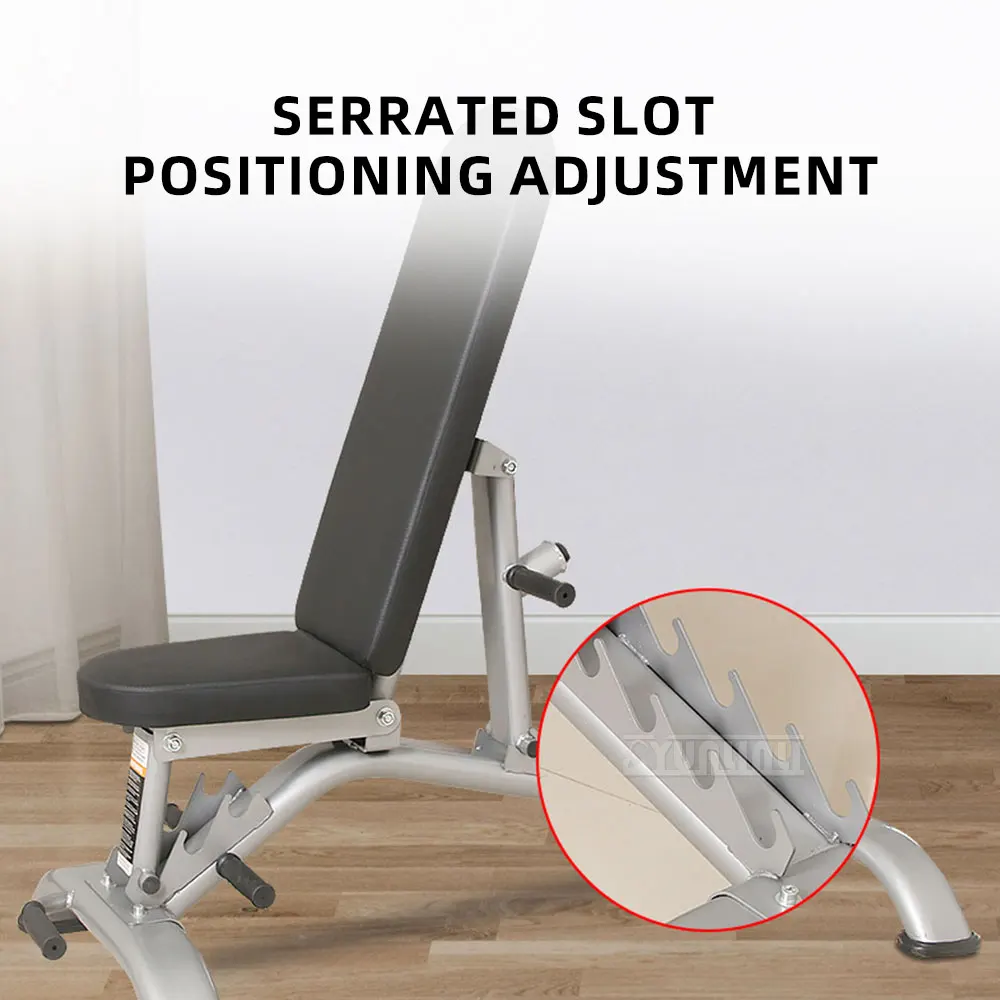 Compact Adjustable Weight Bench, Multi Functional Dumbbell Bench for Home Gym, Space Saving Exercise Equipment