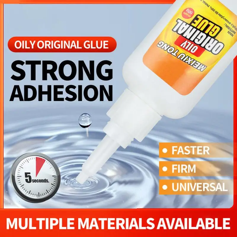 

Quick-drying glue 50g universal waterproof strong oily welding glue welding oily glue for sticking wood leather shoes