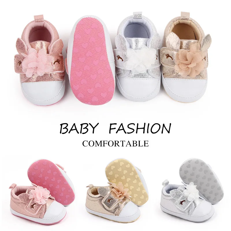 

Baby Girl Infant Shoes Lovely Soft Texture Bright Color Sneakers Walking Shoes Infants Accessories Baby Toddler Shoes